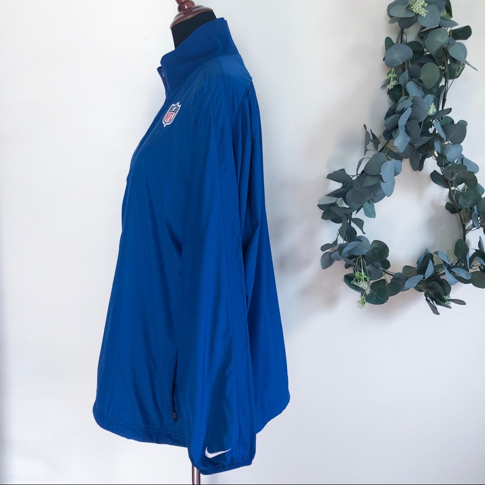 NFL on field apparel | blue windbreaker jacket LG - Picture 5 of 8